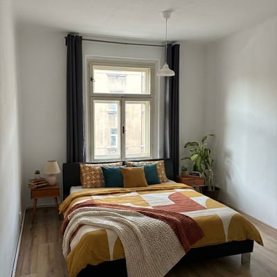 Cozy, comfortable apartment for rent, 50 m², Žižkov, Prague, Czech Republic