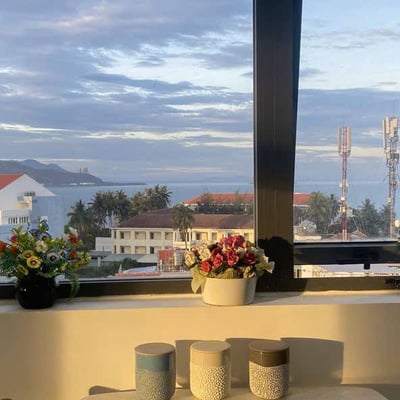 Geräumige möblierte wohnung mit panoramablick auf das meer zur miete, 74 м², Nha Trang, Vietnam