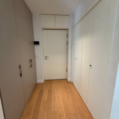 Alquiler de apartamento amplio, moderno, con vista al río en el complejo residencial BW Terra, 90 m², Belgrado, Serbia