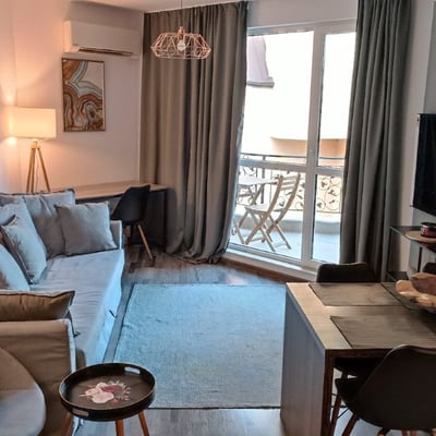 Location appartement confortable, cosy, meublé, 60 m², Briz, Varna, Bulgarie