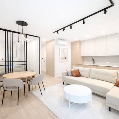 Modern, designer apartment with terrace for rent, 44 m², Mokotów, Warsaw, Poland
