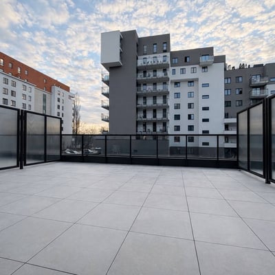 Modern, designer apartment with terrace for rent, 44 m², Mokotów, Warsaw, Poland