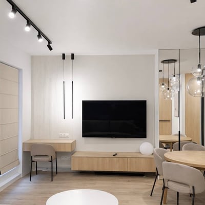 Modern, designer apartment with terrace for rent, 44 m², Mokotów, Warsaw, Poland