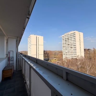 Меблированная квартира с балконом в аренду, 30 м², Жолибож, Варшава, Польша