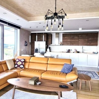 Modern apartment with panoramic city view for rent, 90 m², Belgrade, Serbia