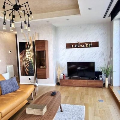 Modern apartment with panoramic city view for rent, 90 m², Belgrade, Serbia