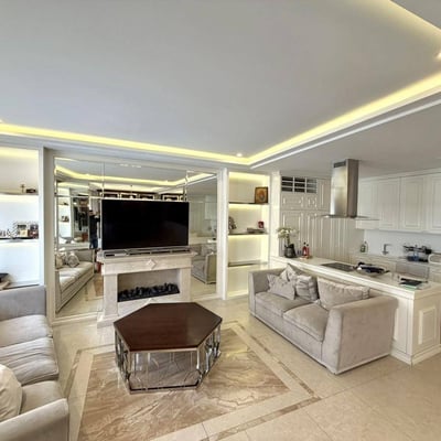 Bright, premium apartment in Central Garden residential complex for rent, 115 m², Belgrade, Serbia