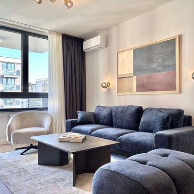 Аренда современной квартиры премиум-класса в ЖК BW Sensa, 74 м², Белград, Сербия