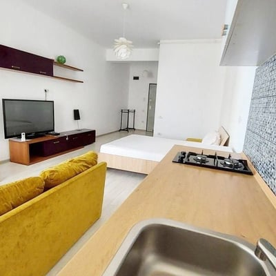 Location studio confortable avec vue sur la mer, Mamaia Sat, Roumanie