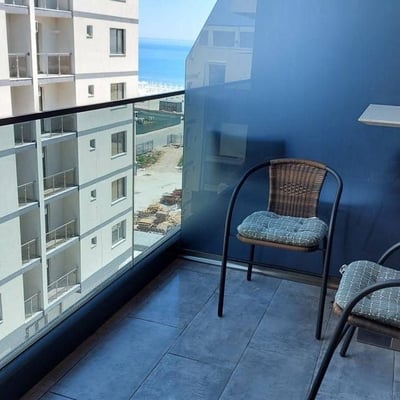 Location studio confortable avec vue sur la mer, Mamaia Sat, Roumanie