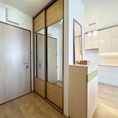 Bright, furnished apartment for rent, 42 m², Bielany, Warsaw, Poland