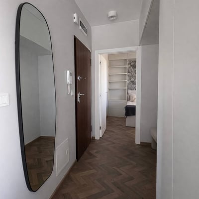 Bright, furnished apartment for rent, 44 m², Bielany, Warsaw, Poland