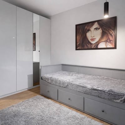 Location appartement moderne, meublé, 50 м², Mokotów, Varsovie, Pologne