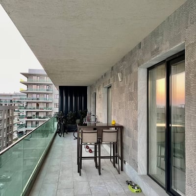 Spacious apartment with stunning sea view for rent, Mamaia, Romania