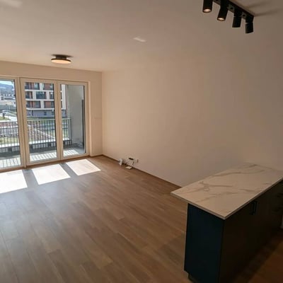 Modern and spacious studio apartment with loggia for rent, 47 m², Hloubětín, Prague 9, Czech Republic