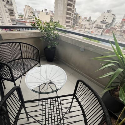 Moderne, möblierte Wohnung zur Miete, Villa Crespo, Buenos Aires, Argentinien