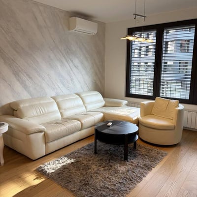Modern, furnished apartment in K-District residential complex for rent, 52 m², Belgrade, Serbia