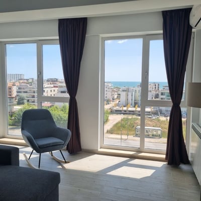 Comfortable, furnished apartment with parking for rent, 55 m², Mamaia Sat, Romania