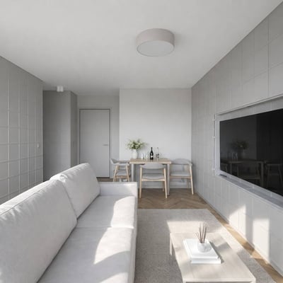 Аренда премиального, нового апартамента, 40 м², Мокотув, Варшава, Польша