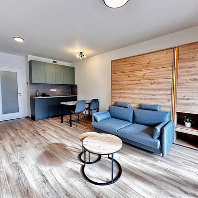 Location d’un appartement moderne et lumineux, 33 м², Hloubetin, Prague, République tchèque