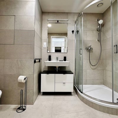 Location d’un appartement moderne et lumineux, 33 м², Hloubetin, Prague, République tchèque