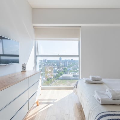 Аренда светлого, просторного апартамента с панорамным видом, 80 м², Нуньес, Буэнос-Айрес, Аргентина