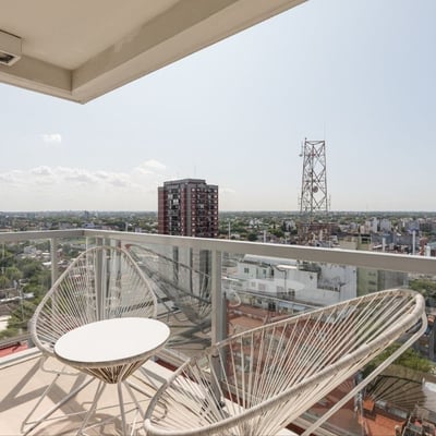 Аренда светлого, просторного апартамента с панорамным видом, 80 м², Нуньес, Буэнос-Айрес, Аргентина