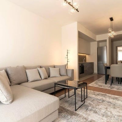 Location d'un appartement lumineux, 80 m², BW Aqua, Belgrade, Serbie