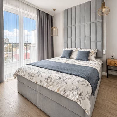 Location d'un appartement moderne et meublé, 42 m², Praga-Południe, Varsovie, Pologne