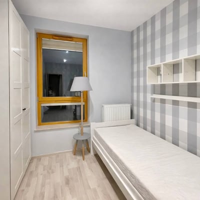 Location d'un appartement spacieux et meublé dans un quartier calme, 77 m², Varsovie, Pologne
