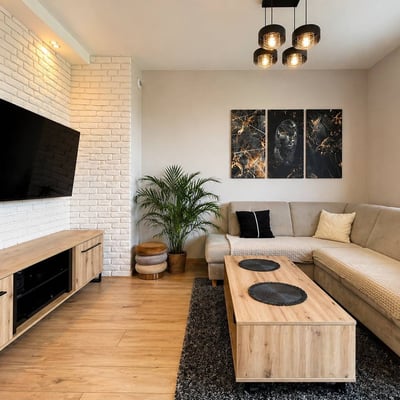 Rent a bright, modern apartment with balcony, 40 m², Mokotów, Warsaw, Poland