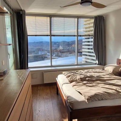 Rent a modern, stylish apartment with city view, 62 m², Nové Mesto, Bratislava, Slovakia