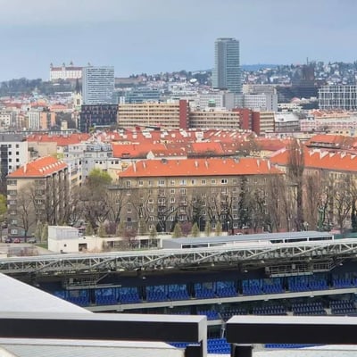 Rent a modern, stylish apartment with city view, 62 m², Nové Mesto, Bratislava, Slovakia