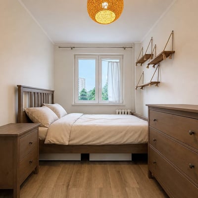 Vermietung einer hellen, komfortablen Wohnung, 50 m², Saska Kępa, Warschau, Polen