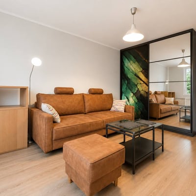 Vermietung einer hellen, komfortablen Wohnung, 50 m², Saska Kępa, Warschau, Polen