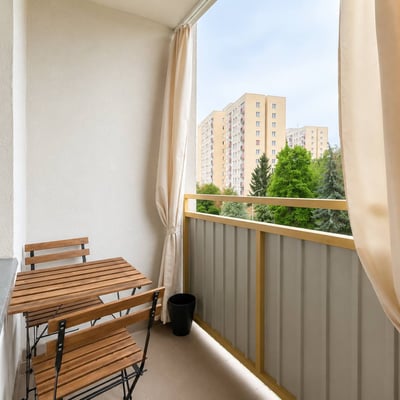 Vermietung einer hellen, komfortablen Wohnung, 50 m², Saska Kępa, Warschau, Polen