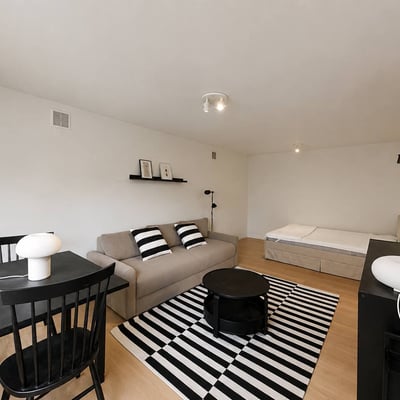 Rent of a bright, comfortable studio 30 m², City Center, Warsaw