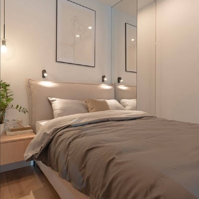 Rent of a modern, bright apartment 44 m² with terrace, Mokotów, Warsaw