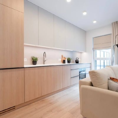 Rent of a modern, bright apartment 44 m² with terrace, Mokotów, Warsaw