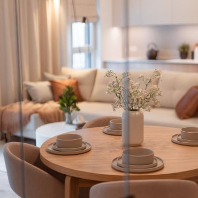 Rent of a modern, bright apartment 44 m² with terrace, Mokotów, Warsaw
