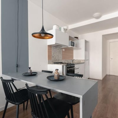 Bright Furnished Studio for Rent, Belgrano, Buenos Aires, Argentina