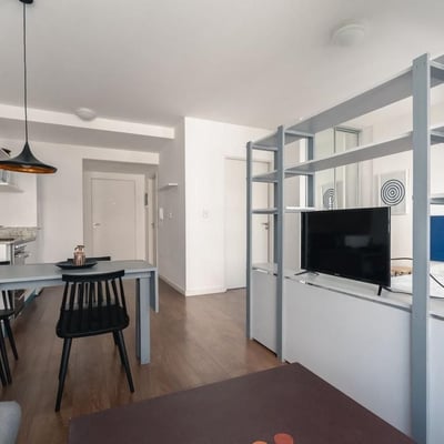 Bright Furnished Studio for Rent, Belgrano, Buenos Aires, Argentina