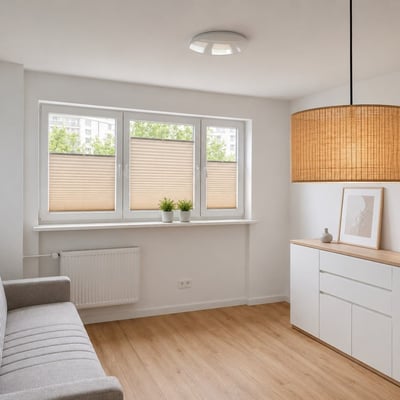 Cozy and bright studio apartment for rent, Bielany, Warsaw
