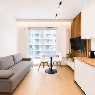 Modern and new 2-room apartment with parking, Wola, Warsaw