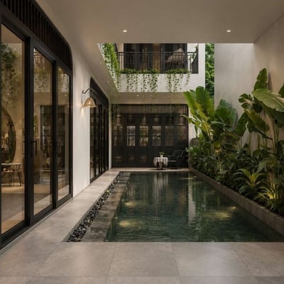 Villa moderne avec piscine à louer, Da Nang, Vietnam