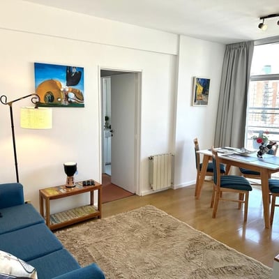 Bright, Cozy Apartment 55m² with Balcony for Rent, Palermo, Buenos Aires, Argentina