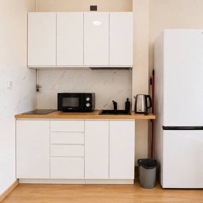 Bright Studio 25m² with Panoramic View for Rent, Śródmieście, Warsaw, Poland