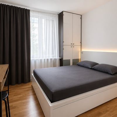 Bright Apartment 64m² for Rent Near Metro, Ursynów, Warsaw, Poland