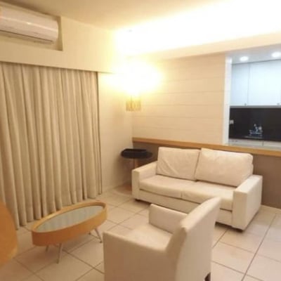 Long-term rental of a 1-room apartment, 57 m², Barra de Tijuca, Rio de Janeiro, Brazil
