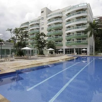 Long-term rental of a 1-room apartment, 57 m², Barra de Tijuca, Rio de Janeiro, Brazil